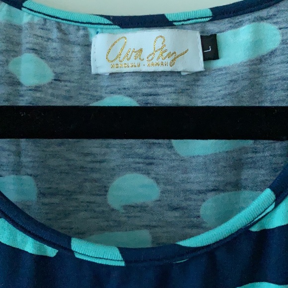 EUC Ava Sky Fighting Eel Dress Large - Picture 3 of 9